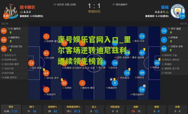 里尔客场逆转迪尼兹利，继续领先榜首