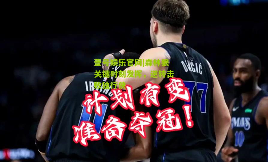 森林狼关键时刻发挥，逆转击败独行侠